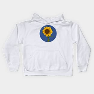 Sunflower and Sky Kids Hoodie